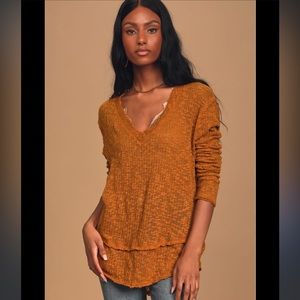 Free People Ocean Air Hacci Pullover